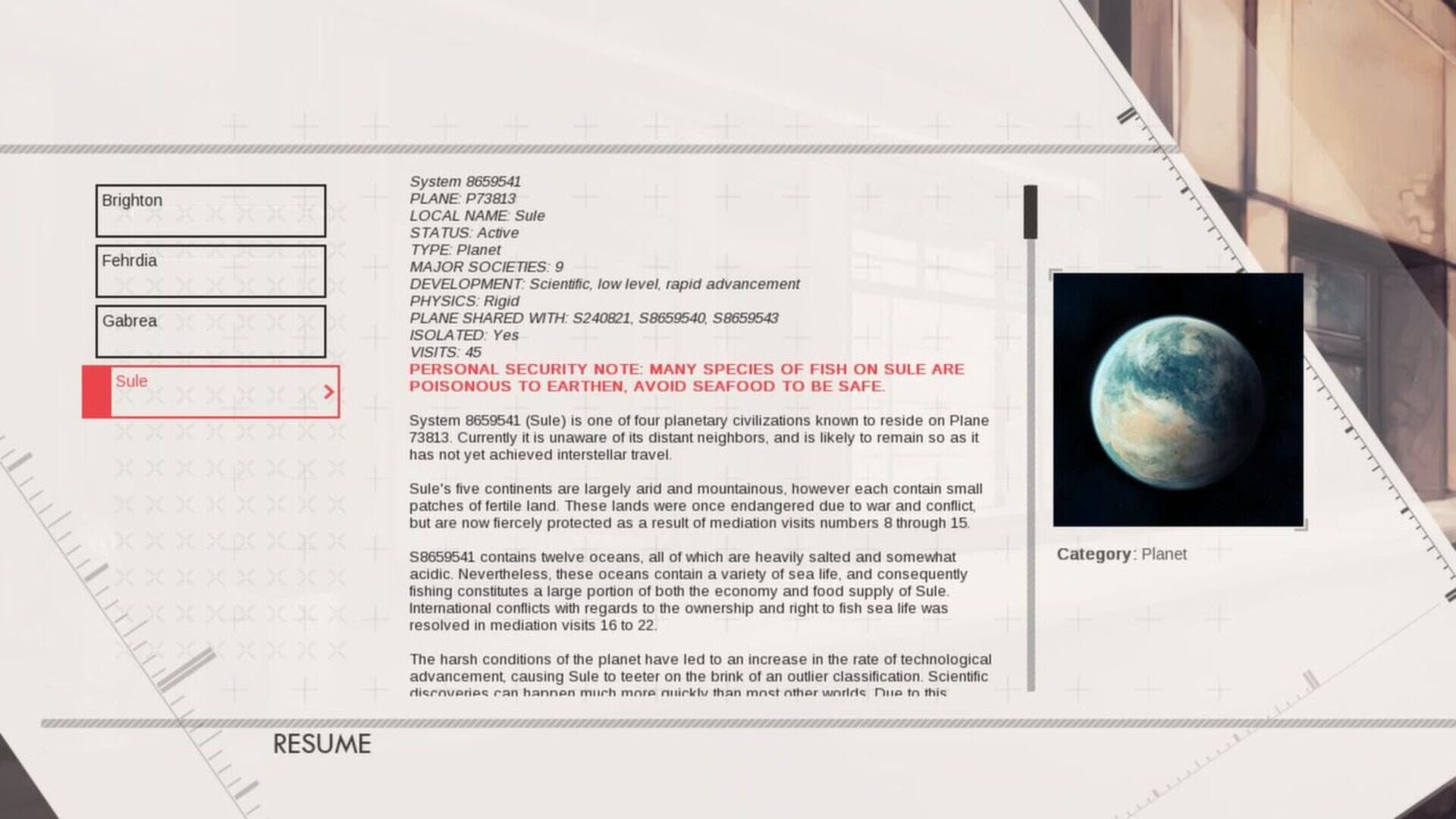 Game screenshot