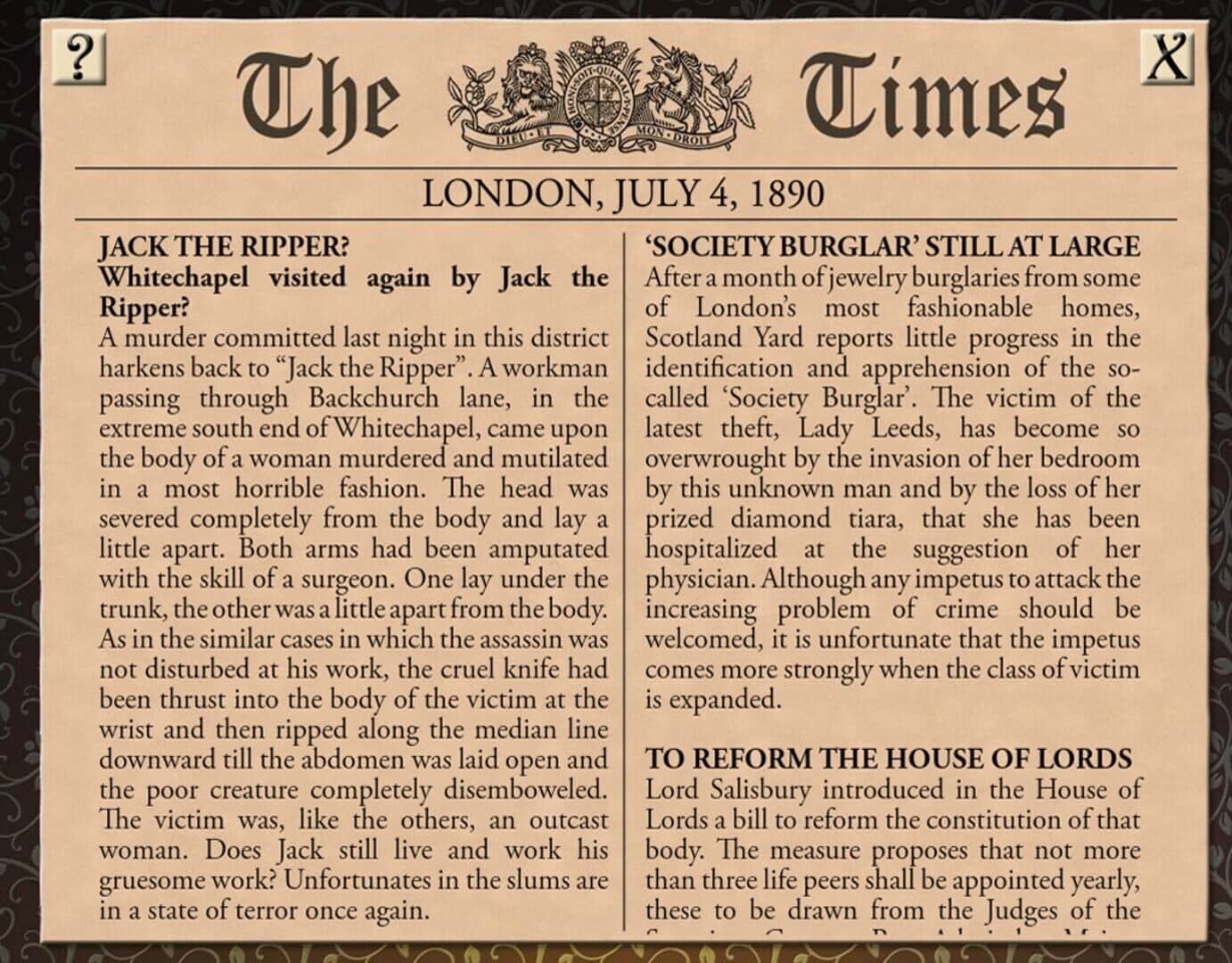 Game screenshot