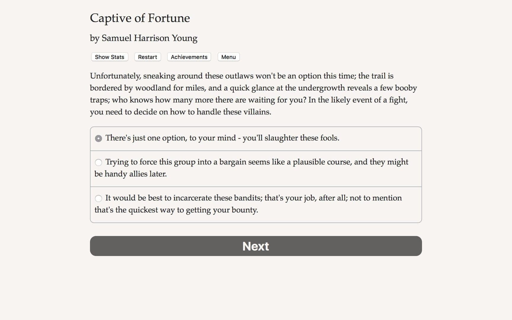Game screenshot