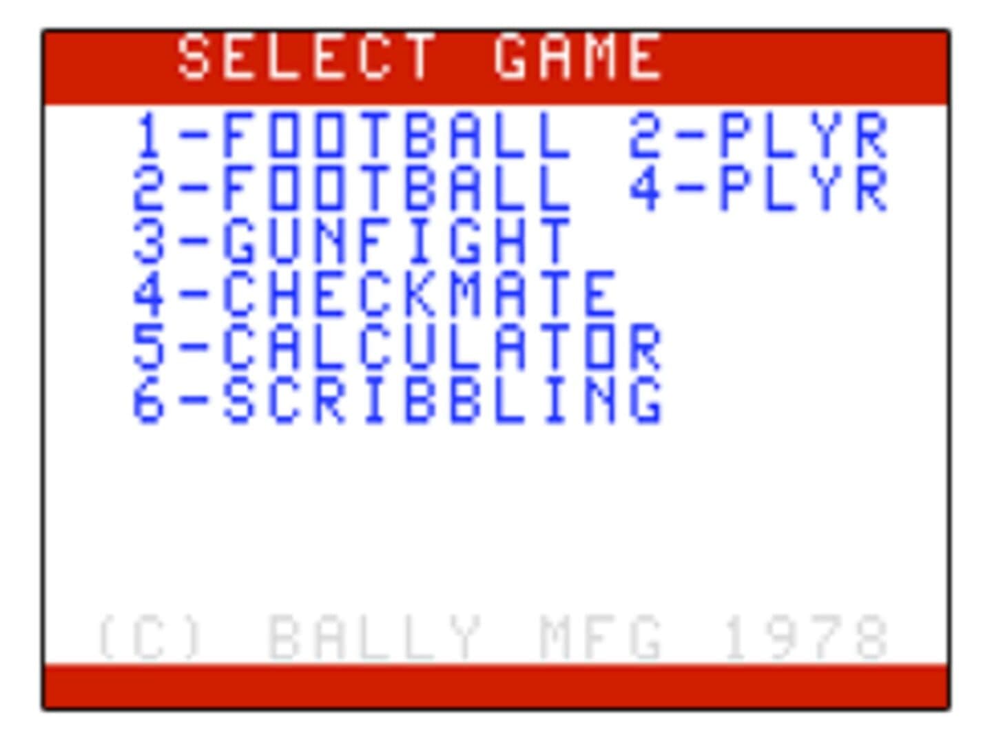 Game screenshot