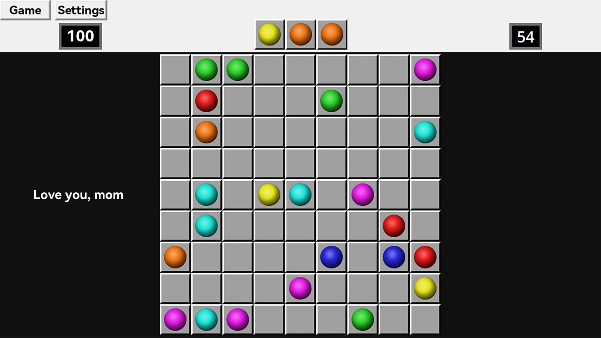Game screenshot