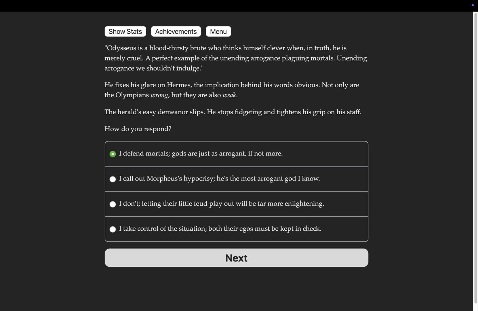Game screenshot