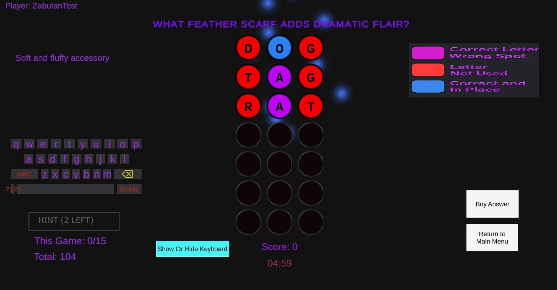 Game screenshot