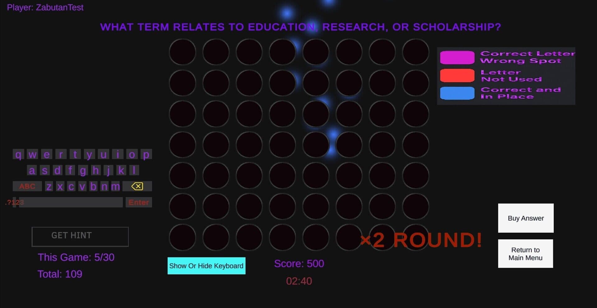 Game screenshot