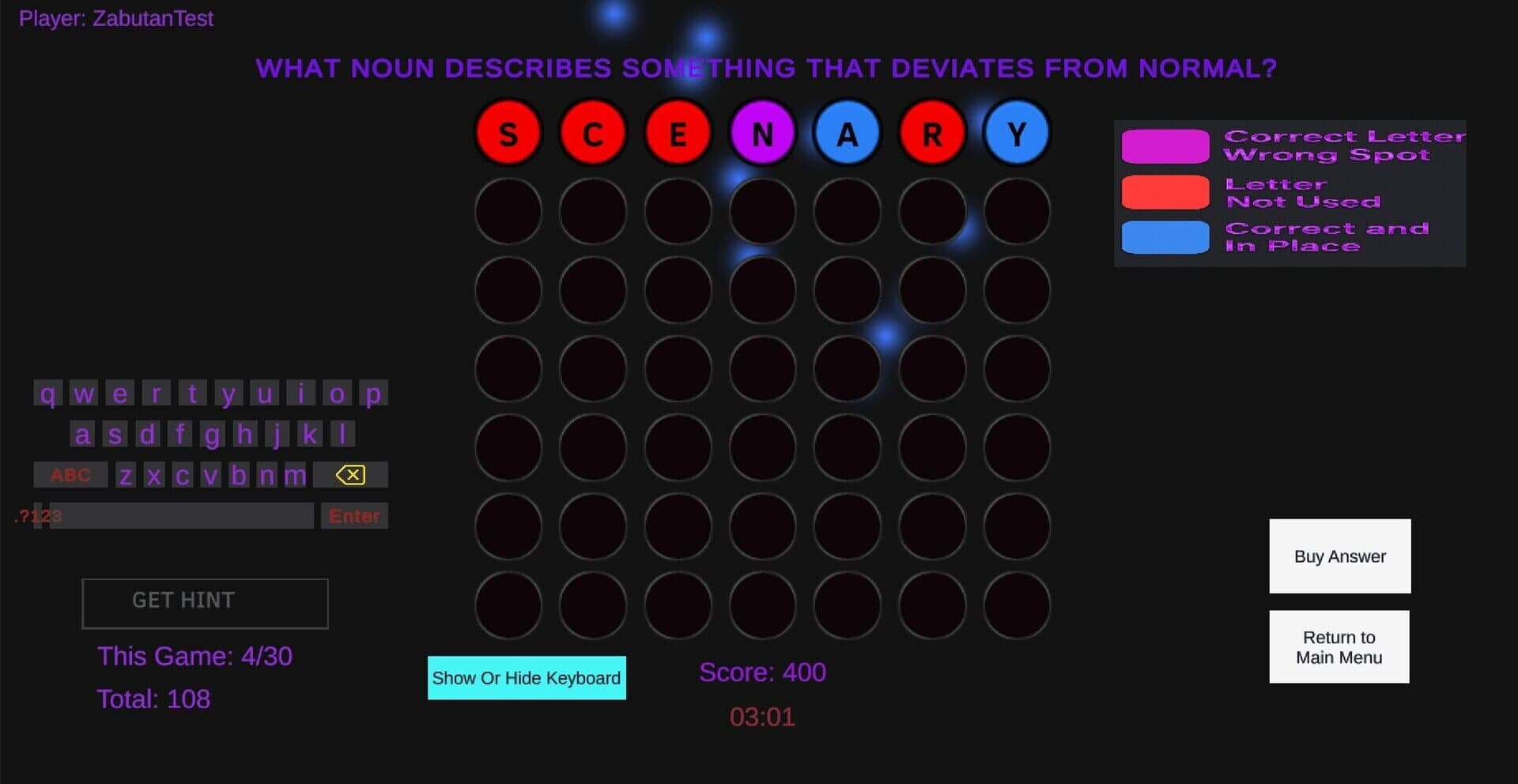 Game screenshot