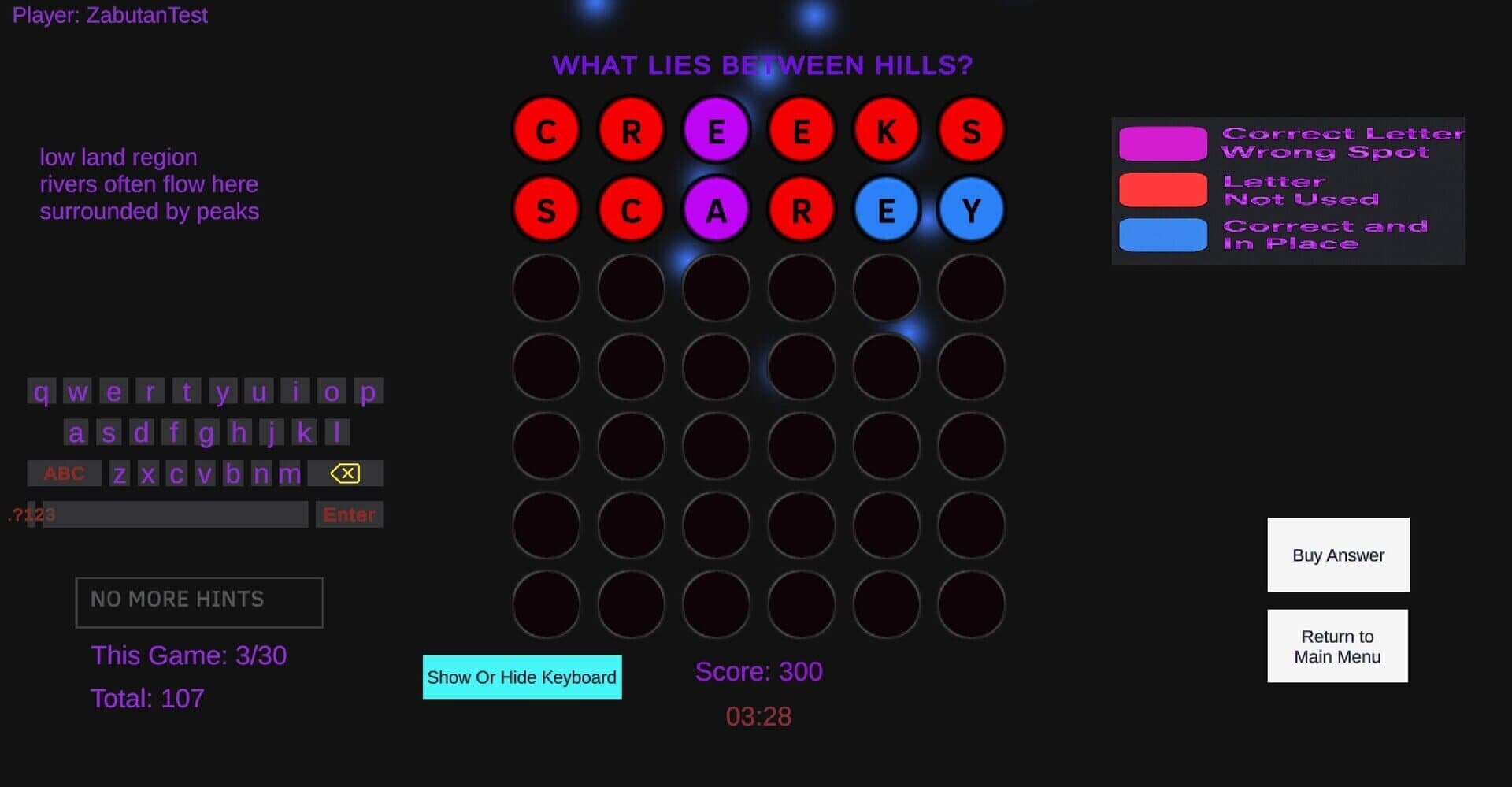 Game screenshot