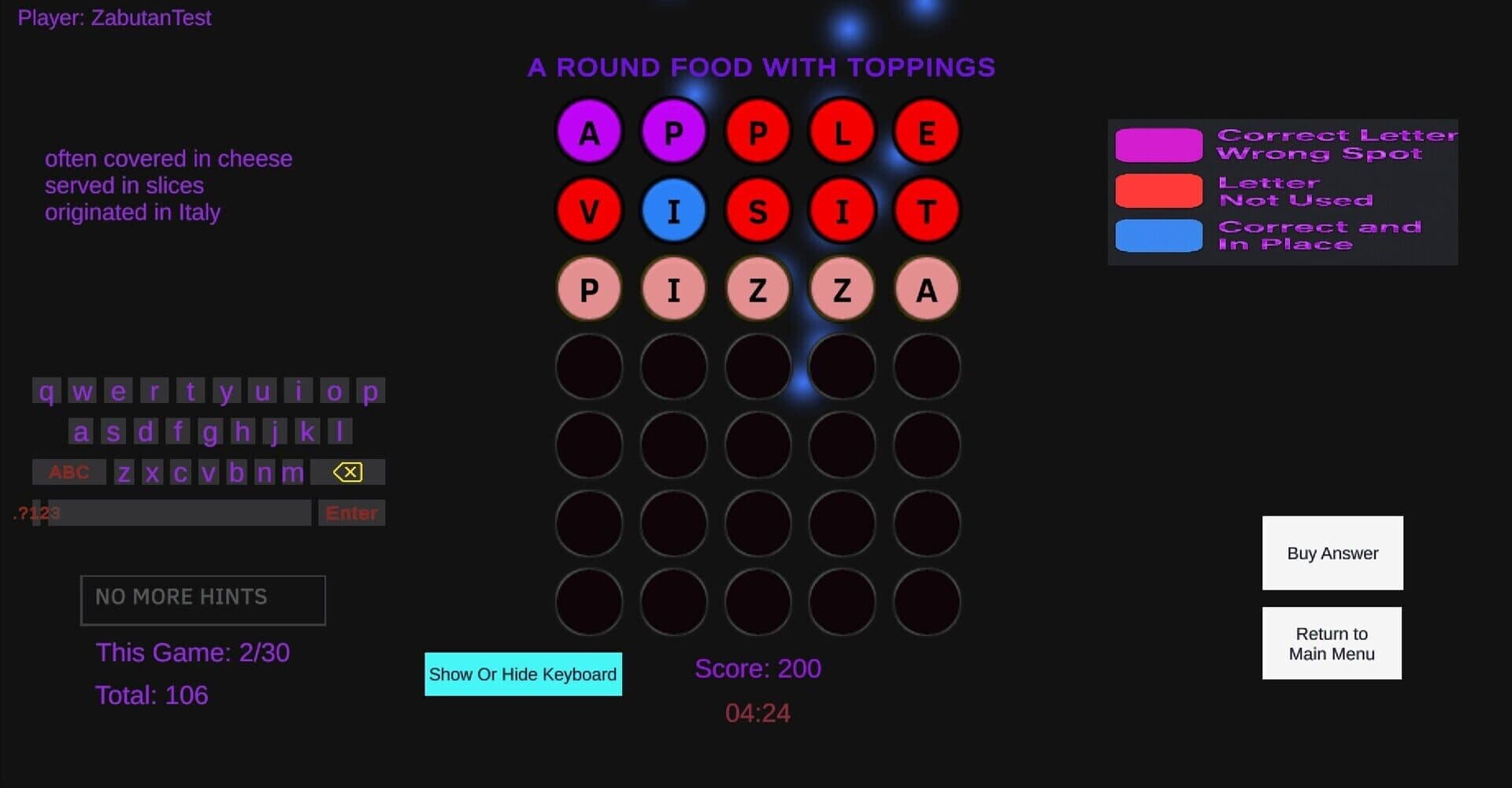 Game screenshot