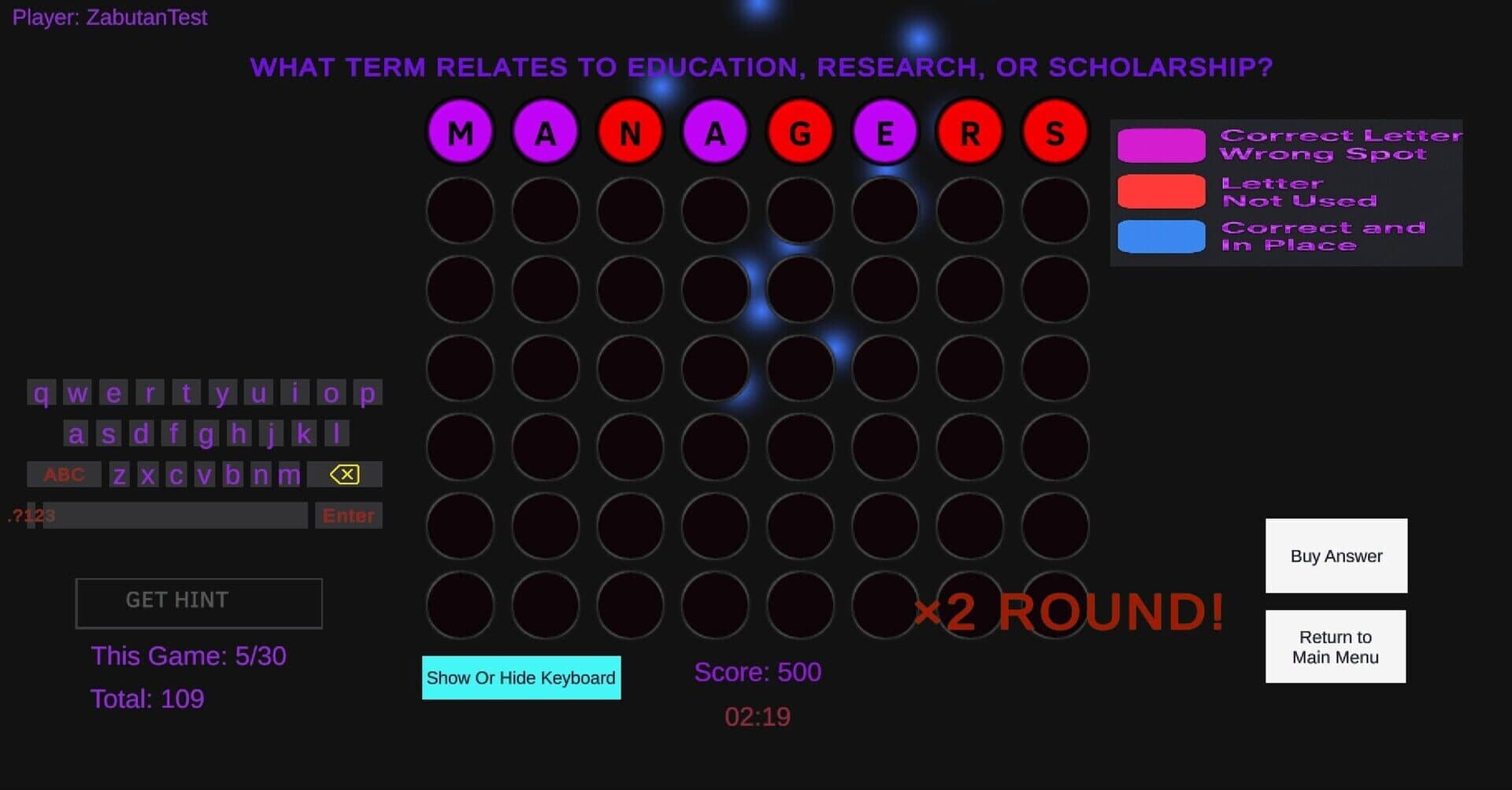 Game screenshot