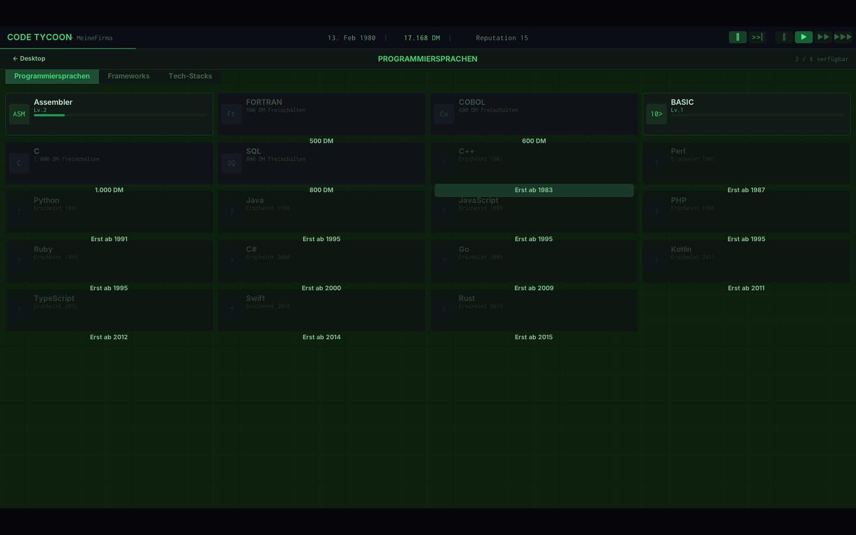 Game screenshot