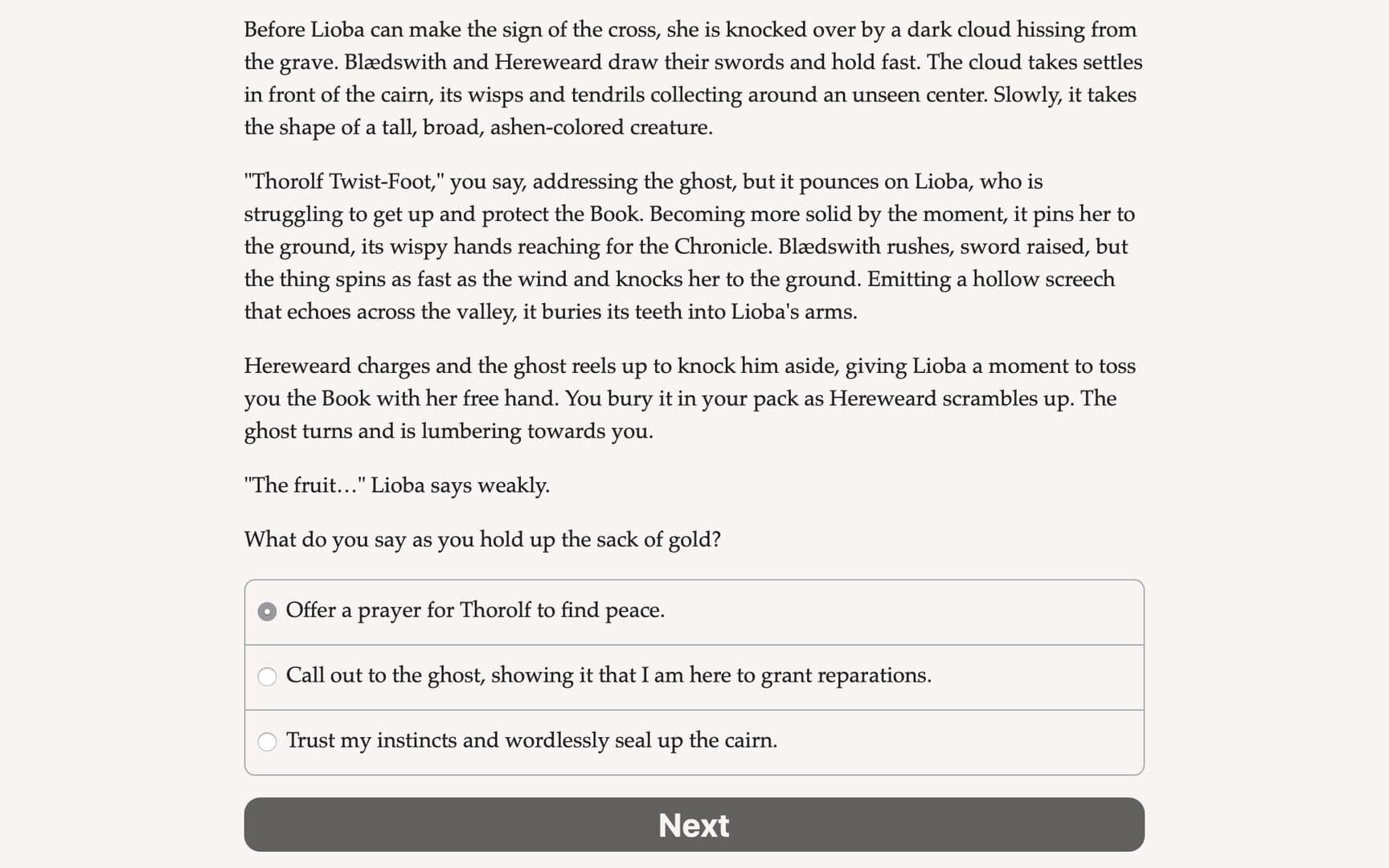 Game screenshot