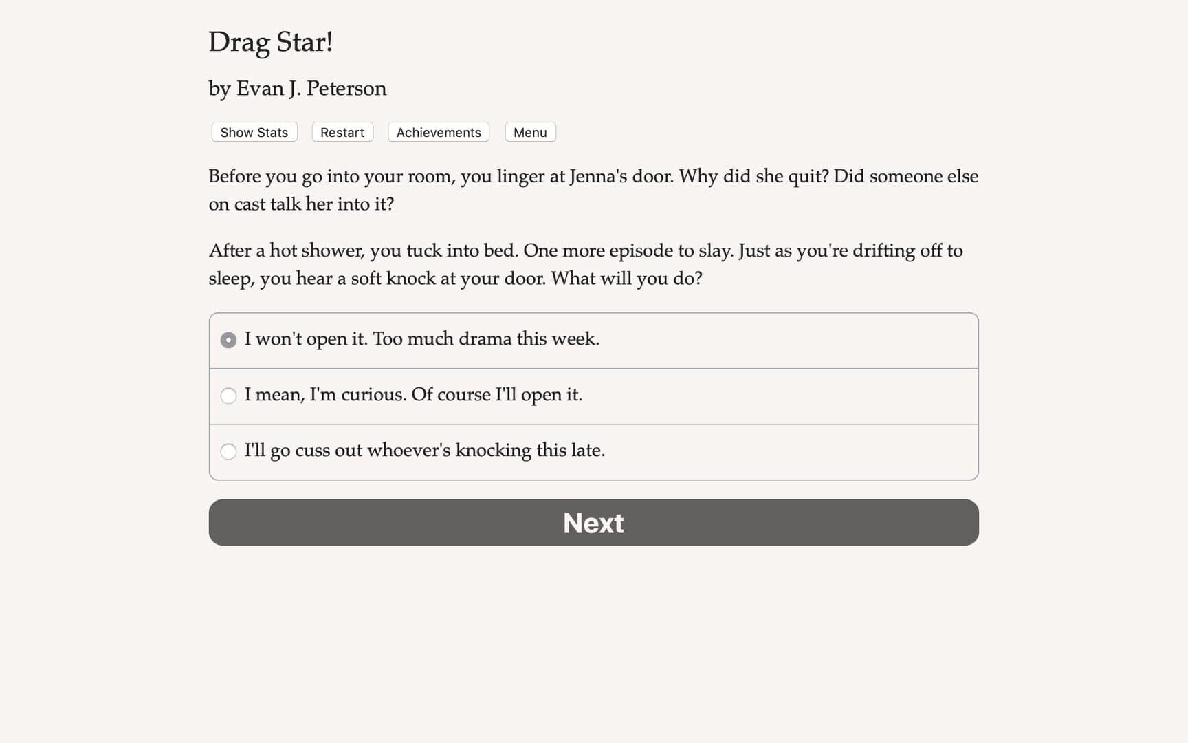 Game screenshot