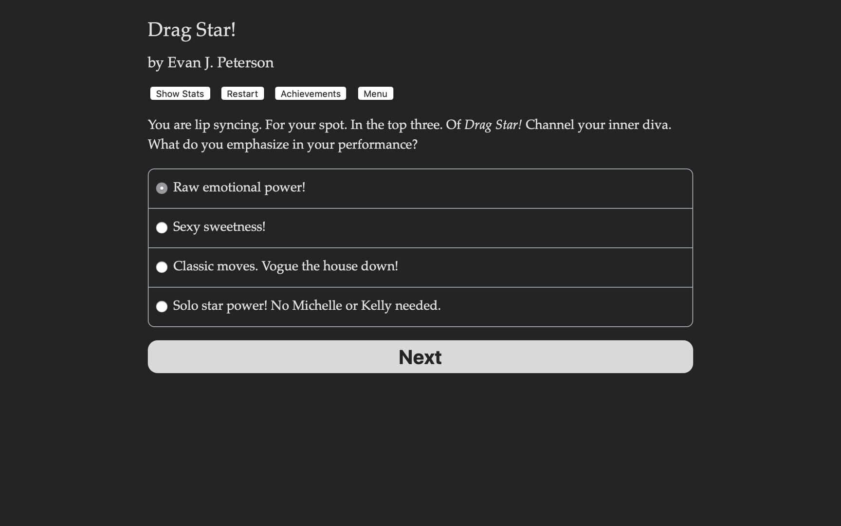 Game screenshot