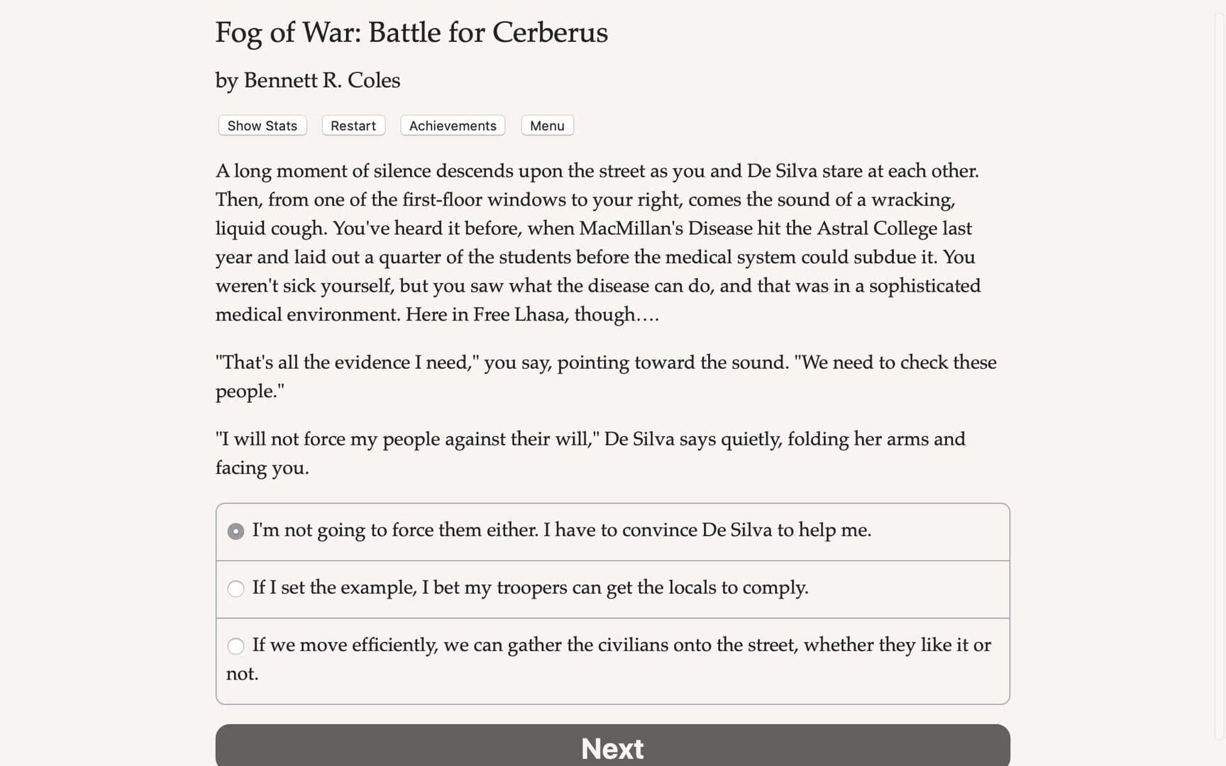 Game screenshot