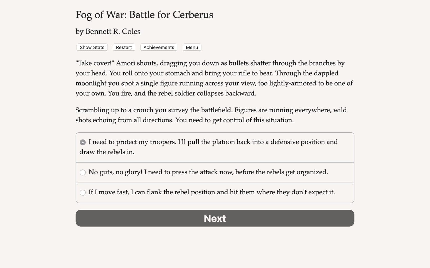 Game screenshot