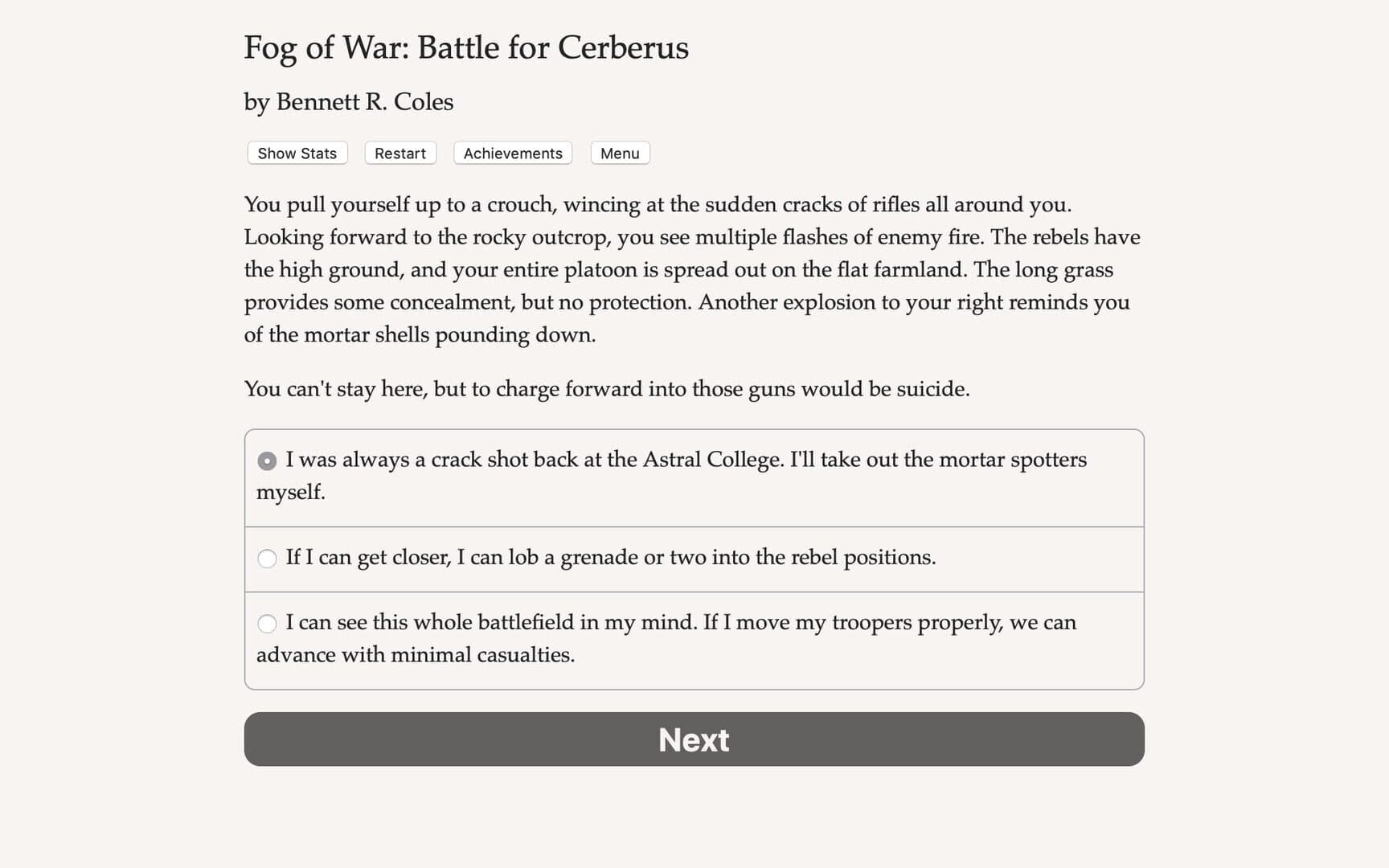 Game screenshot
