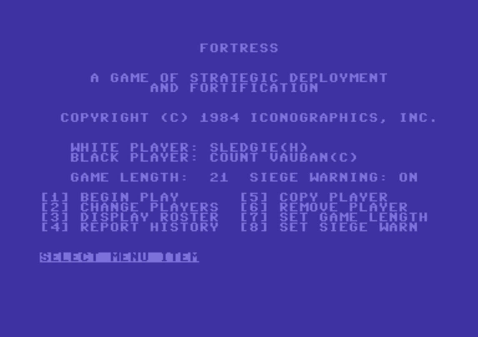 Game screenshot