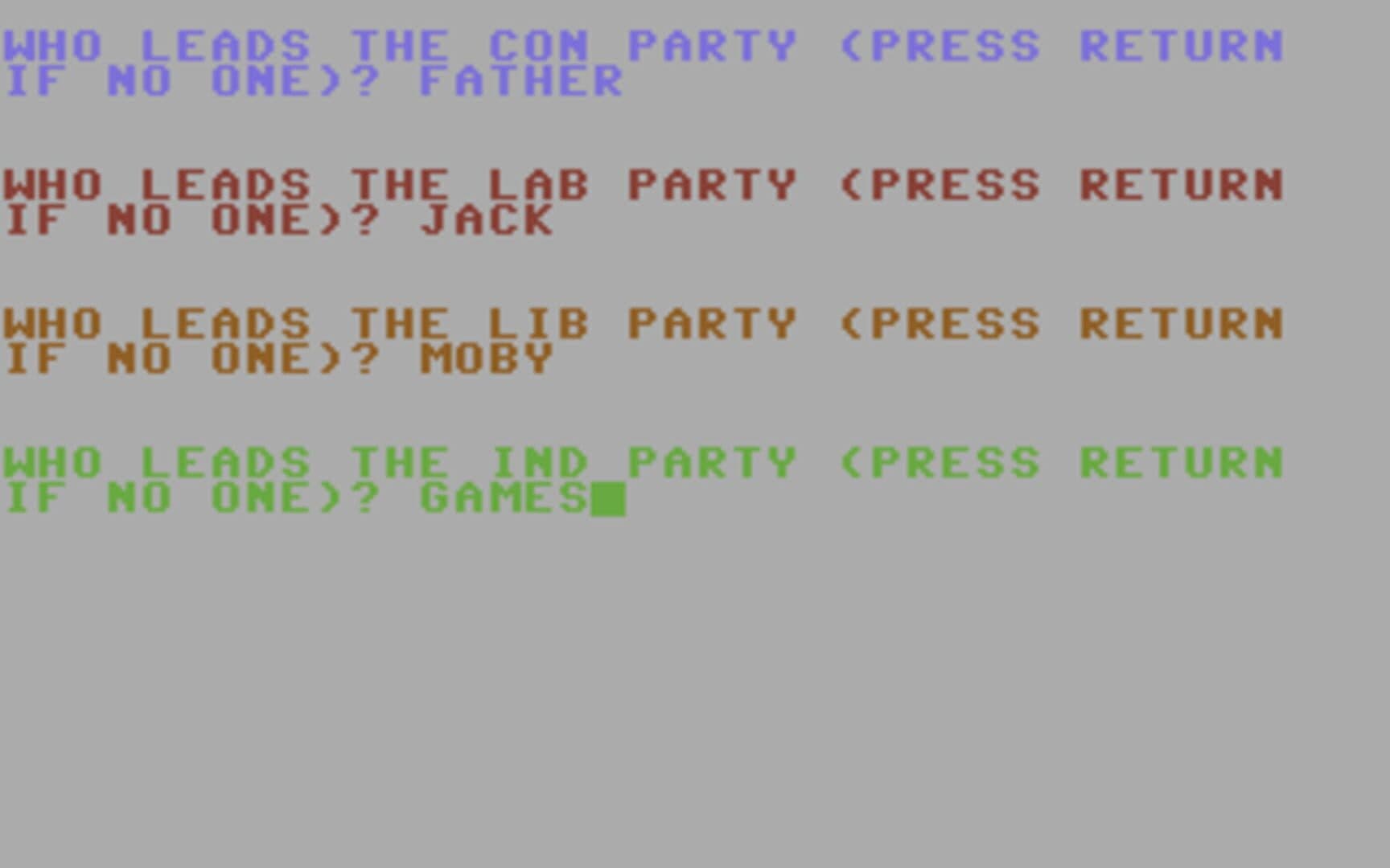 Game screenshot