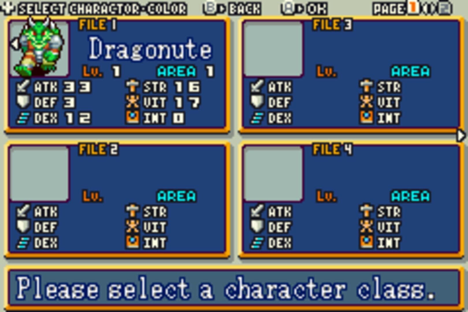 Game screenshot