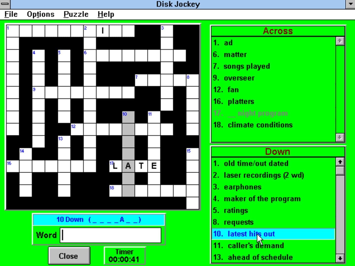 Game screenshot