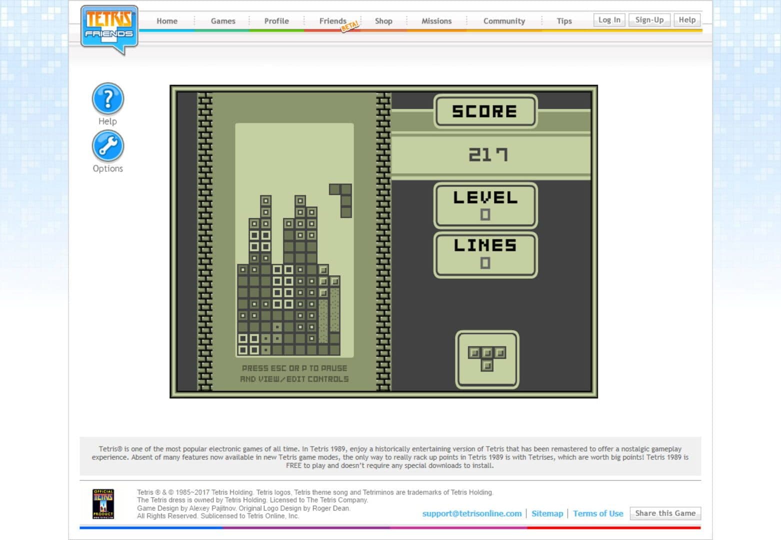 Game screenshot