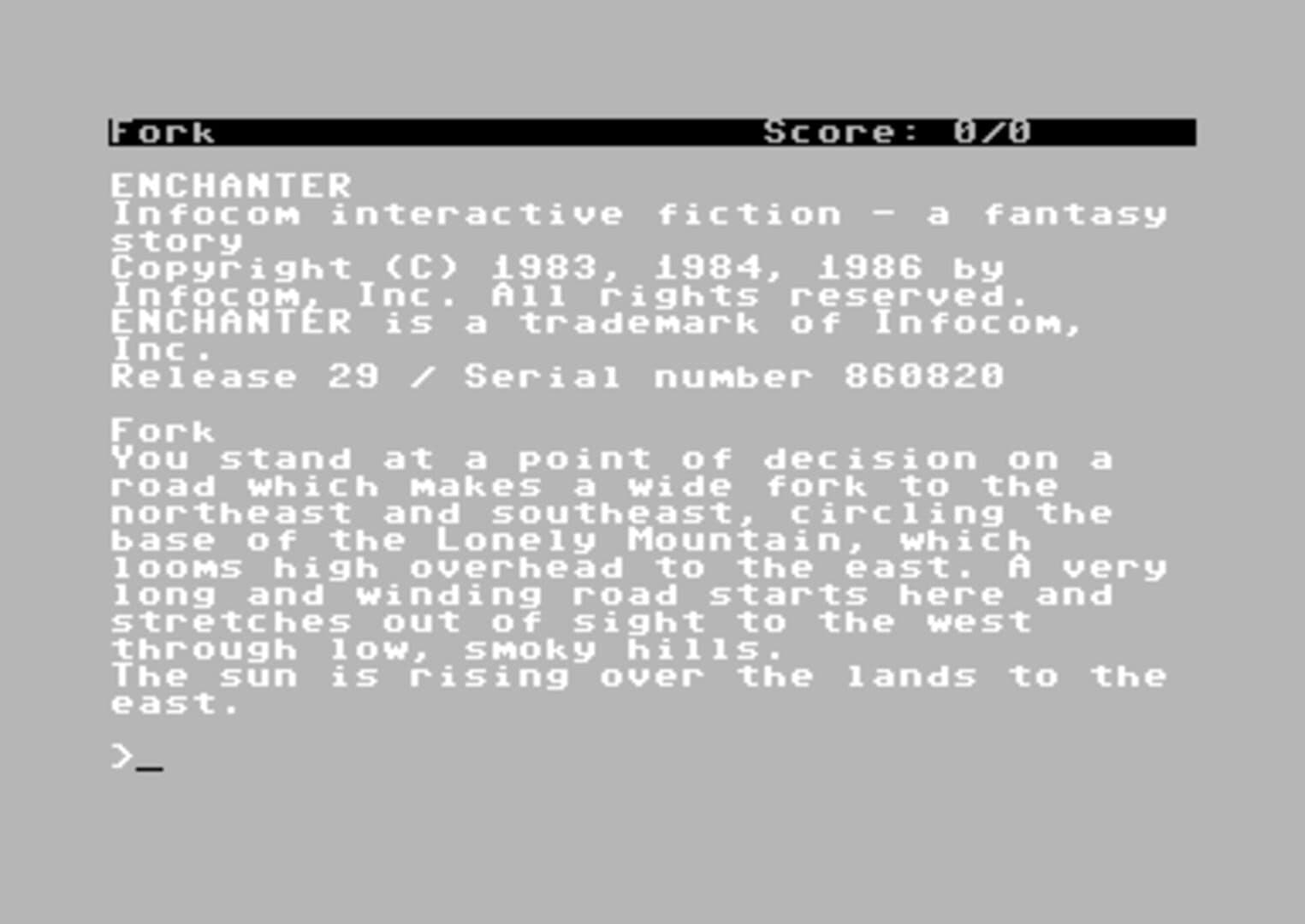 Game screenshot