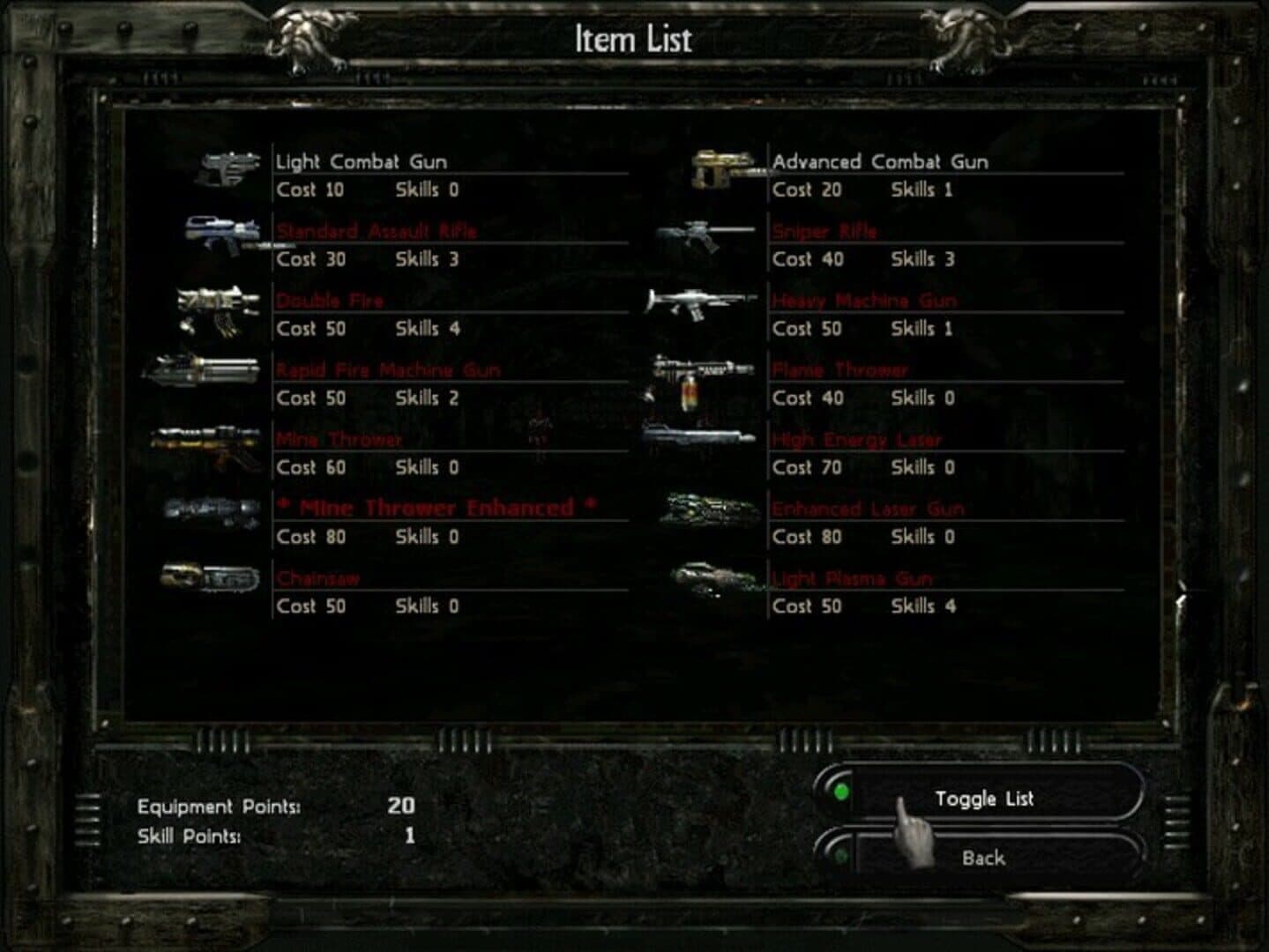 Game screenshot