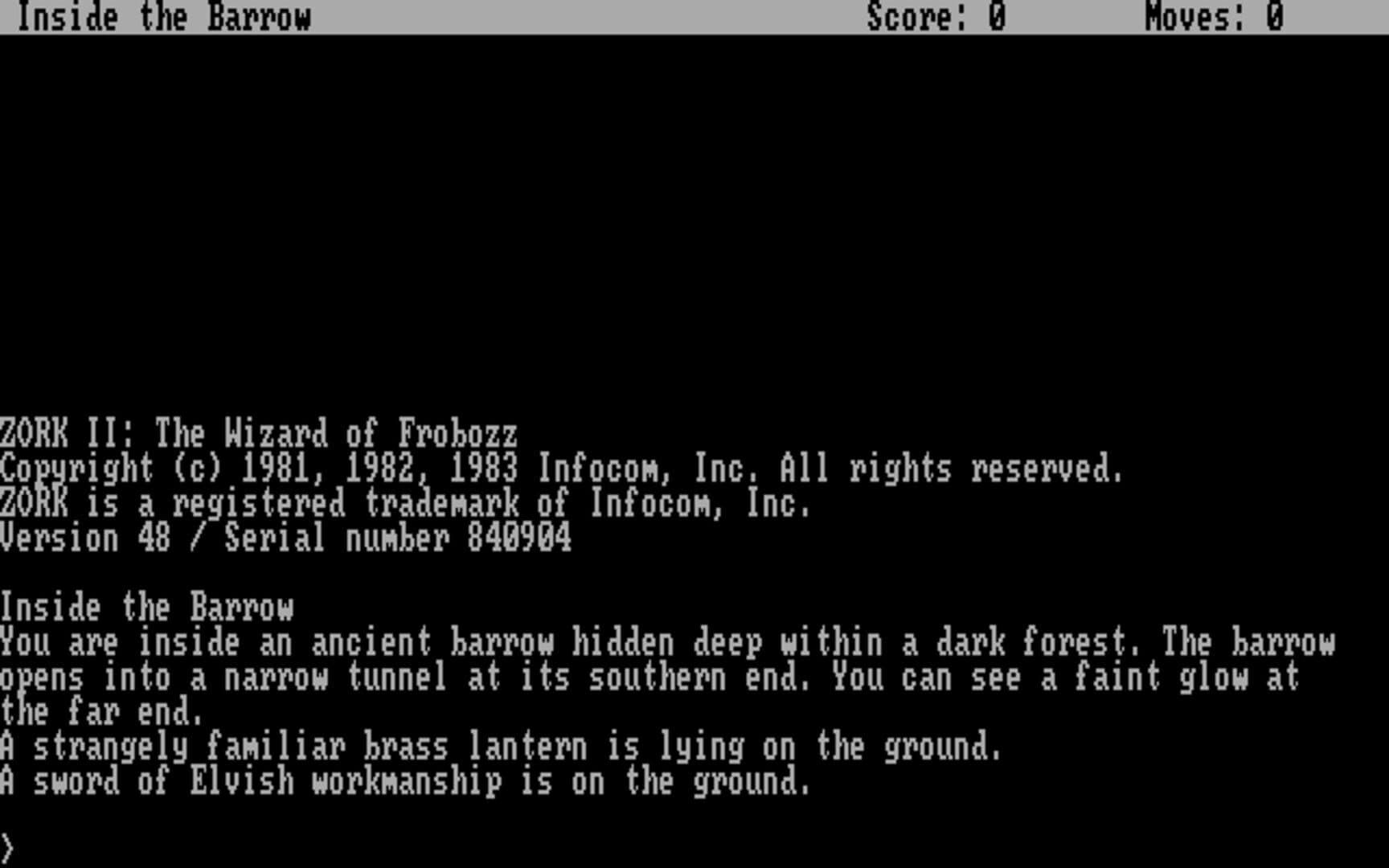 Game screenshot