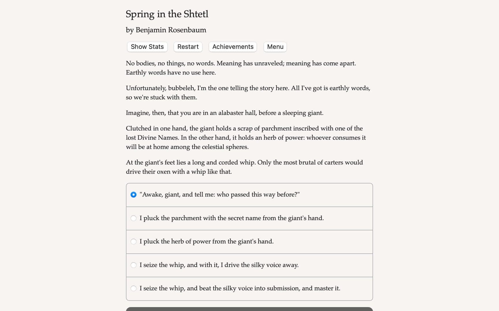 Game screenshot