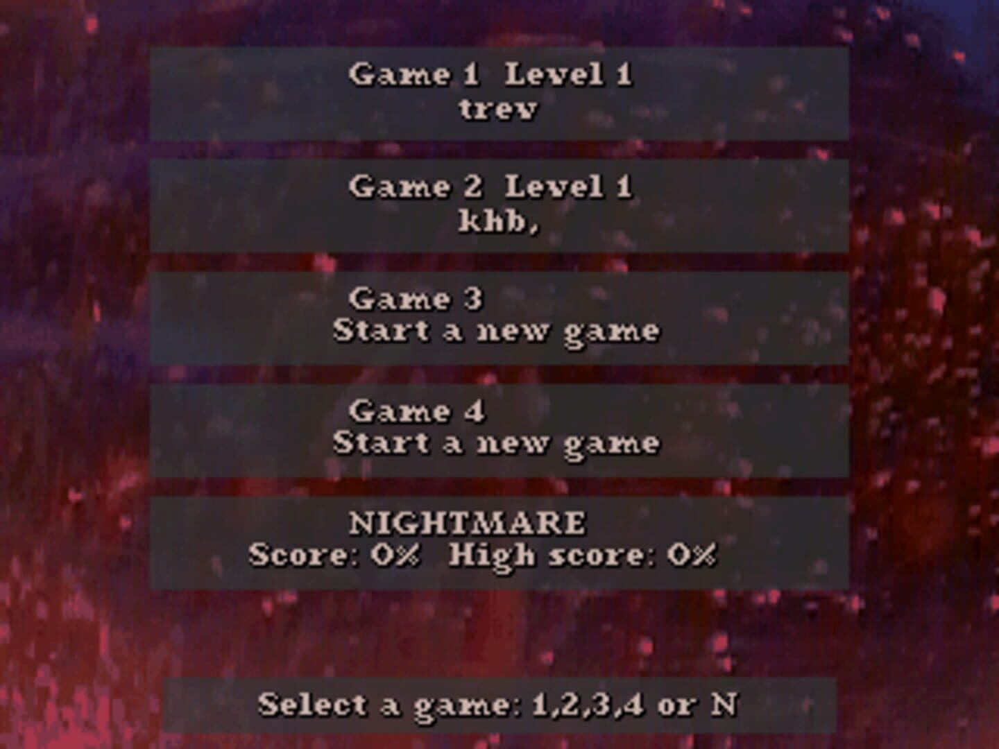 Game screenshot