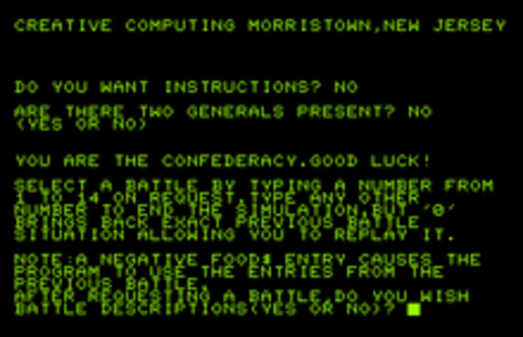 Game screenshot