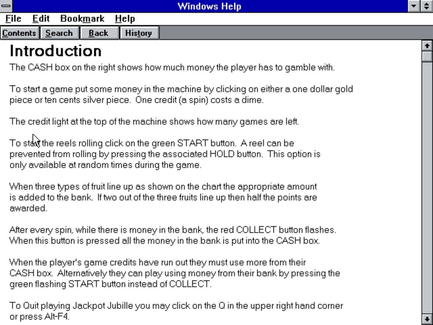 Game screenshot