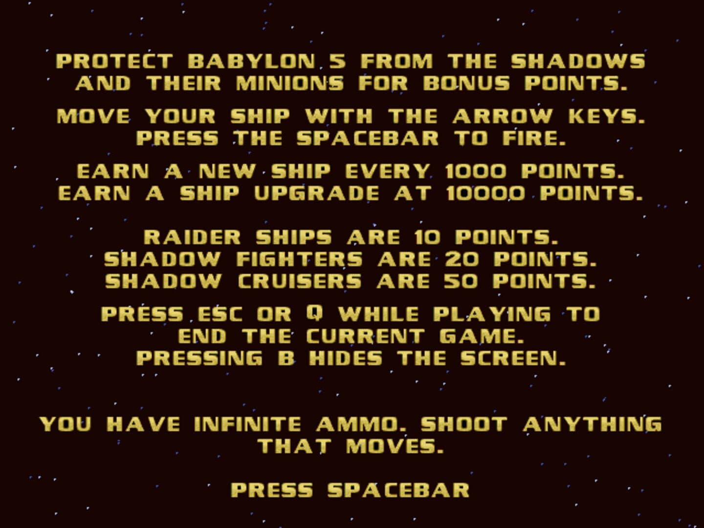 Game screenshot