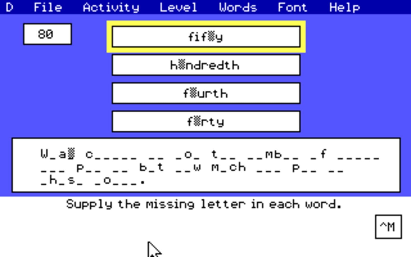 Game screenshot