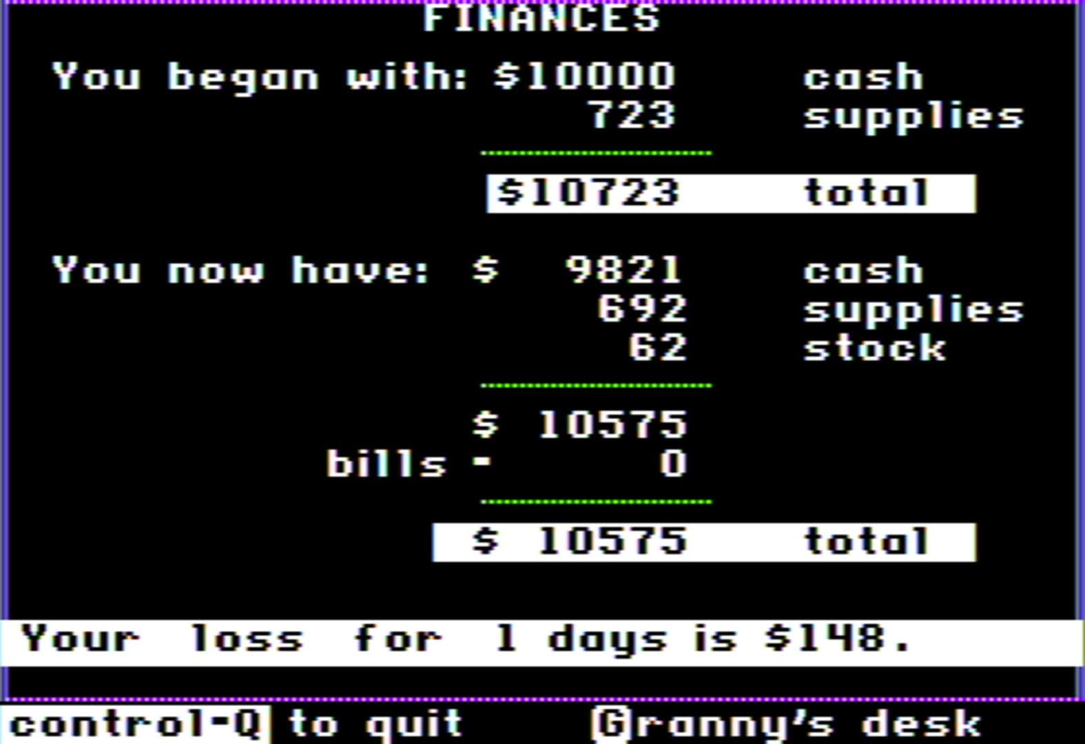 Game screenshot