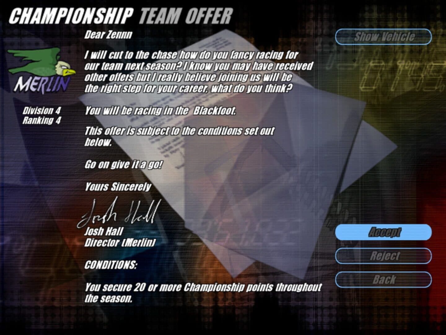 Game screenshot