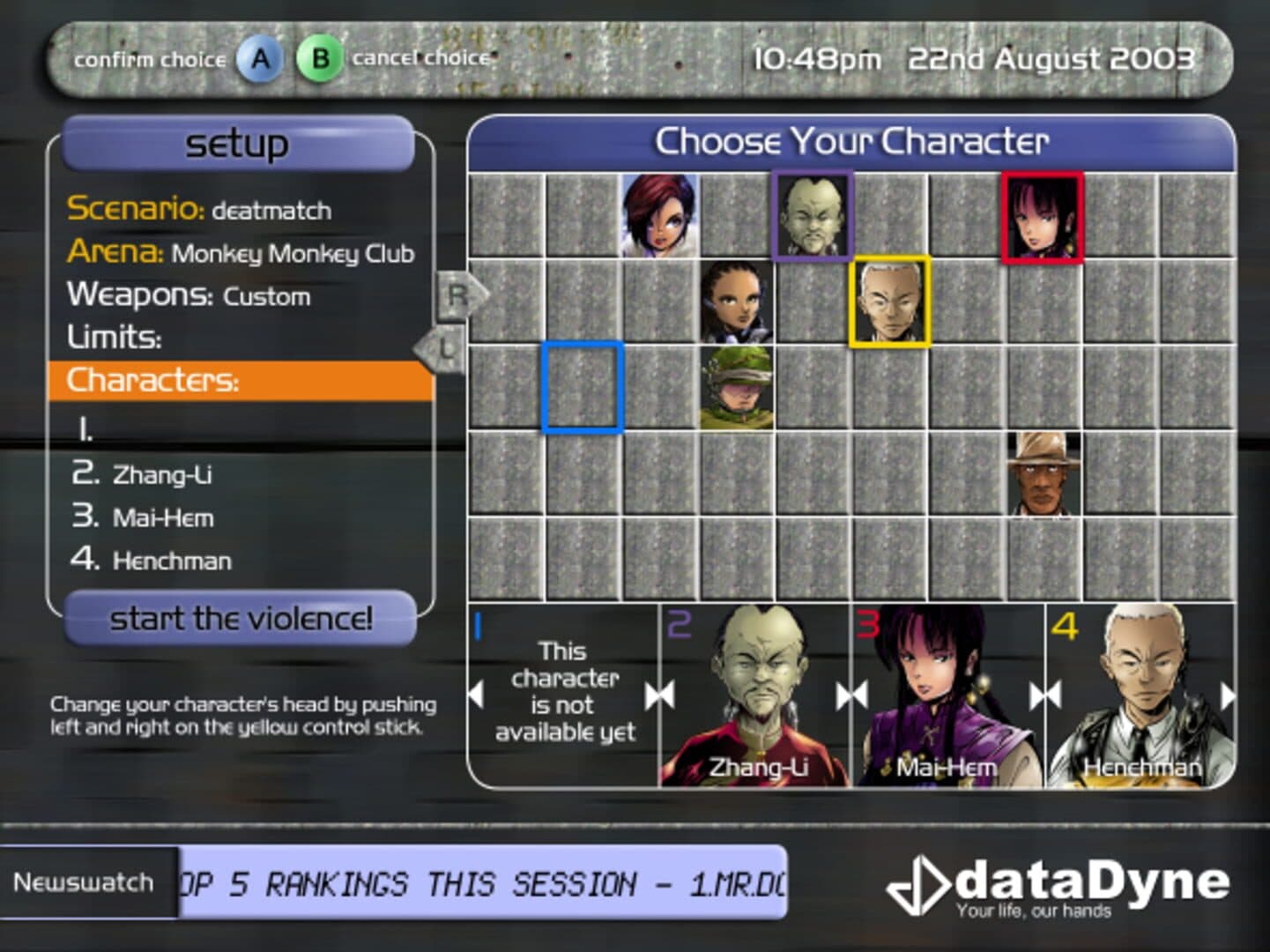 Game screenshot
