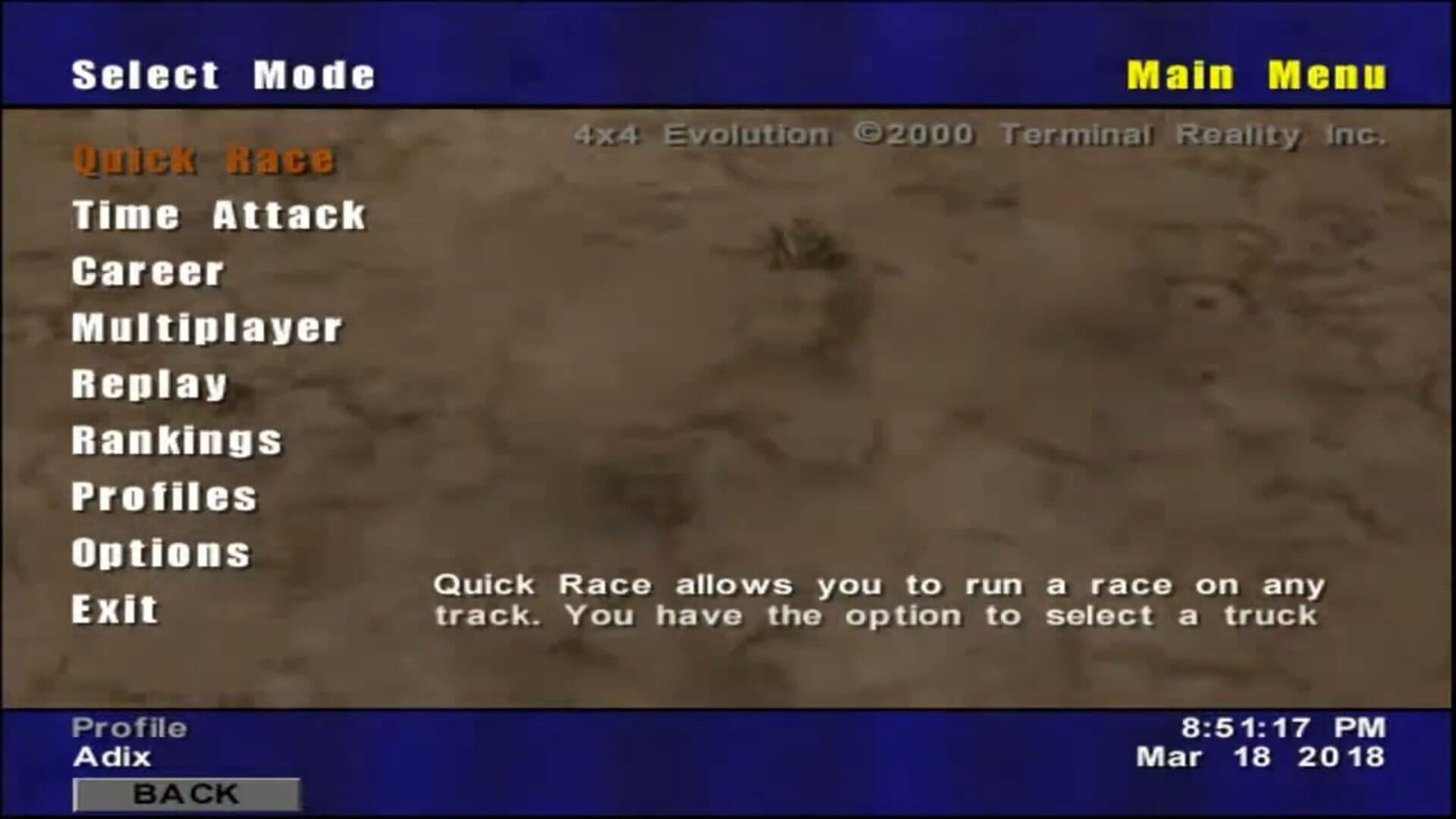 Game screenshot