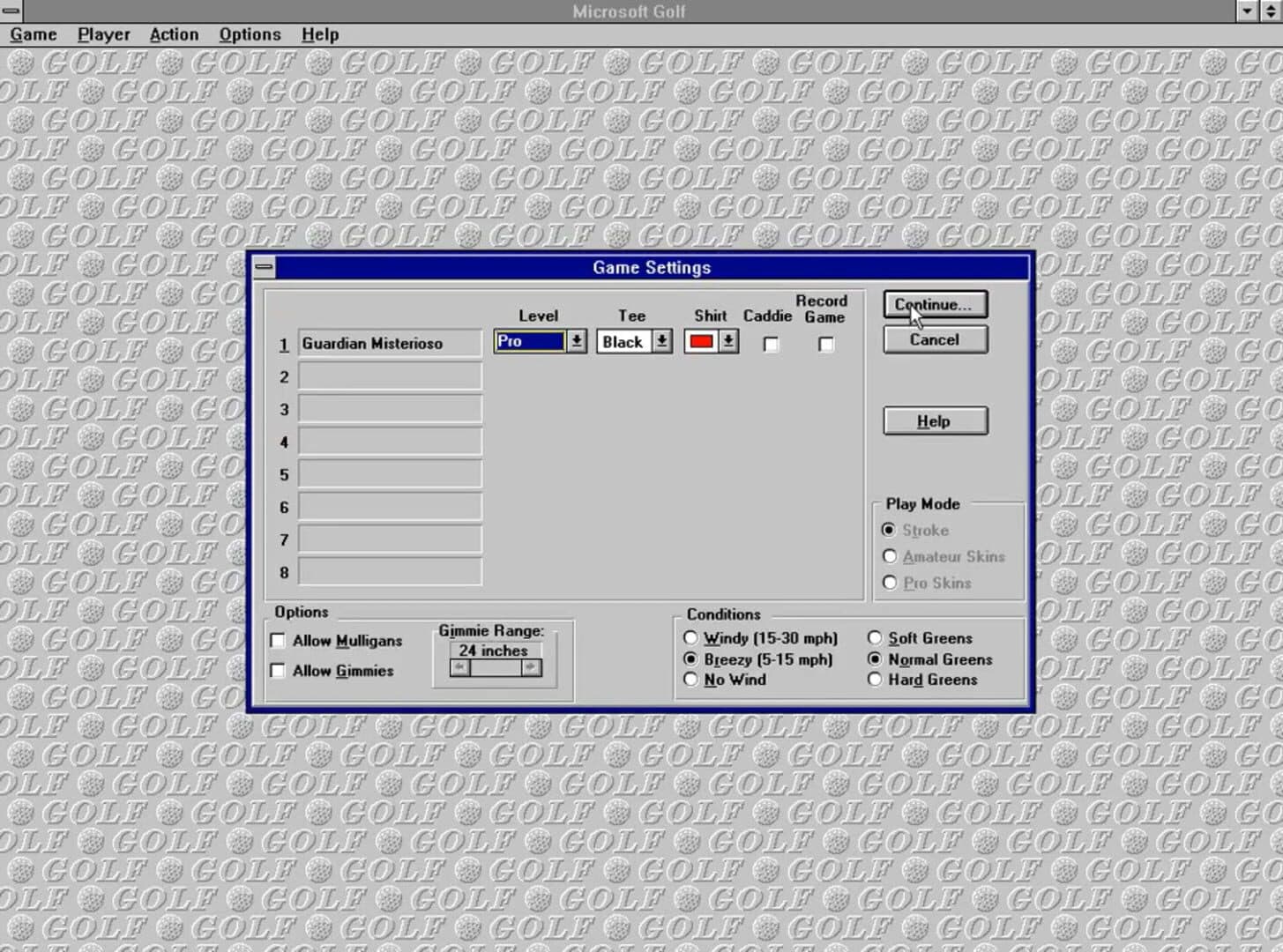 Game screenshot