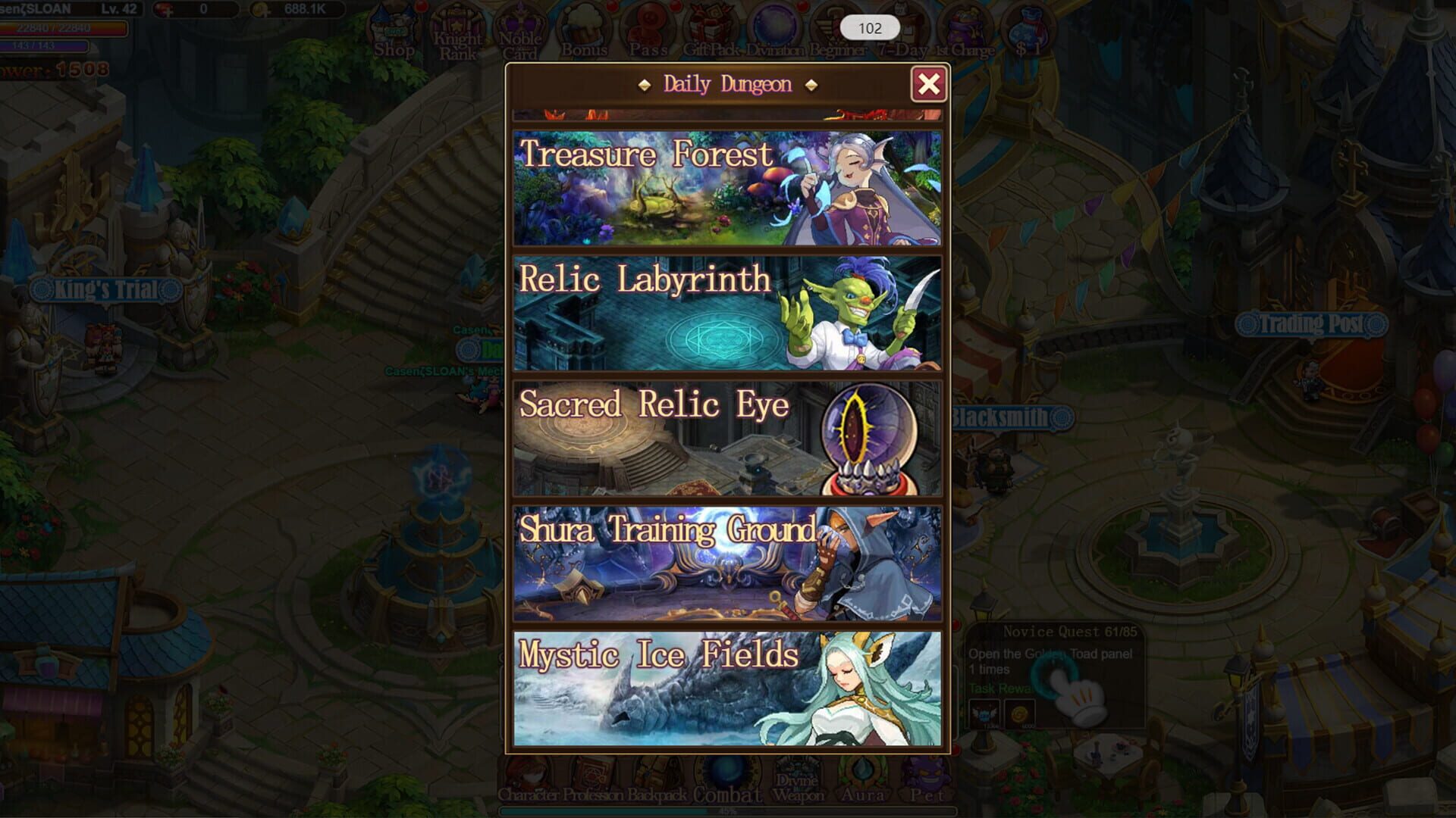 Game screenshot
