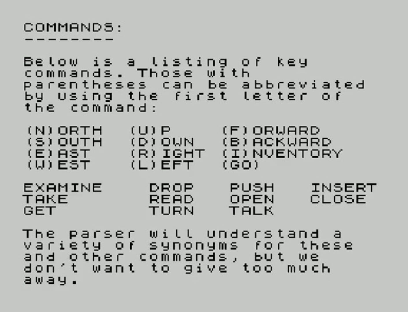 Game screenshot