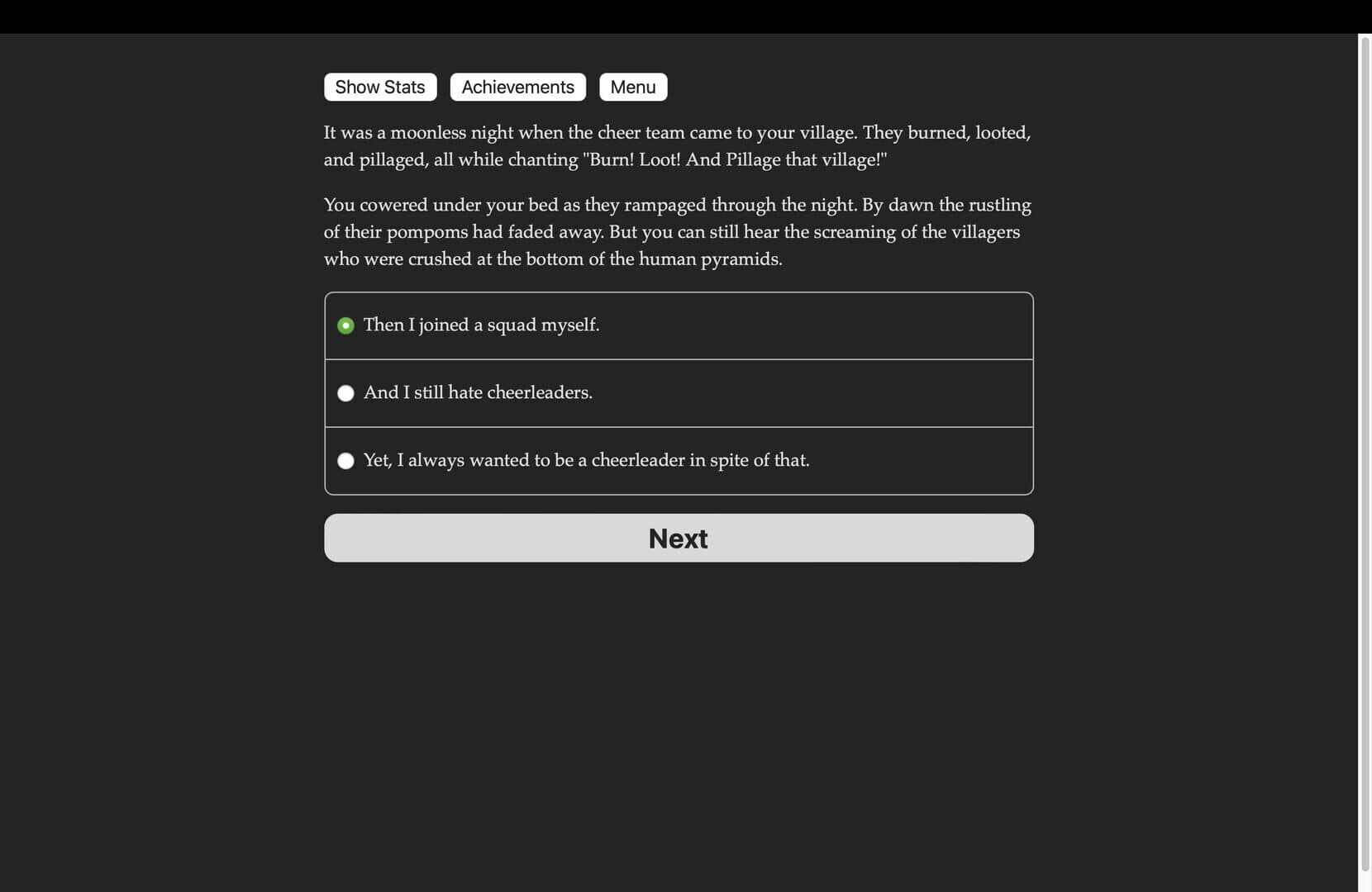 Game screenshot