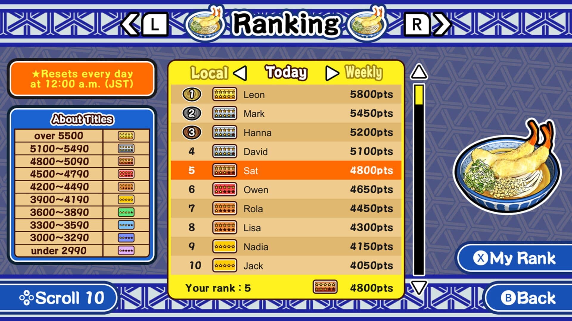 Game screenshot