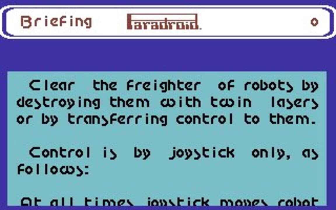 Game screenshot