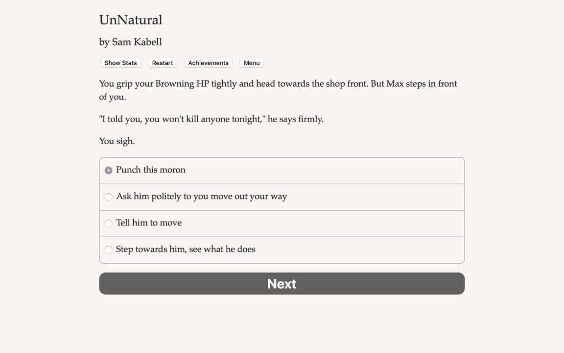 Game screenshot