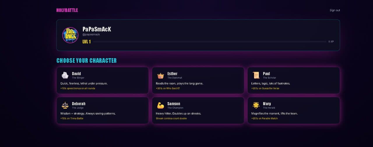 Game screenshot
