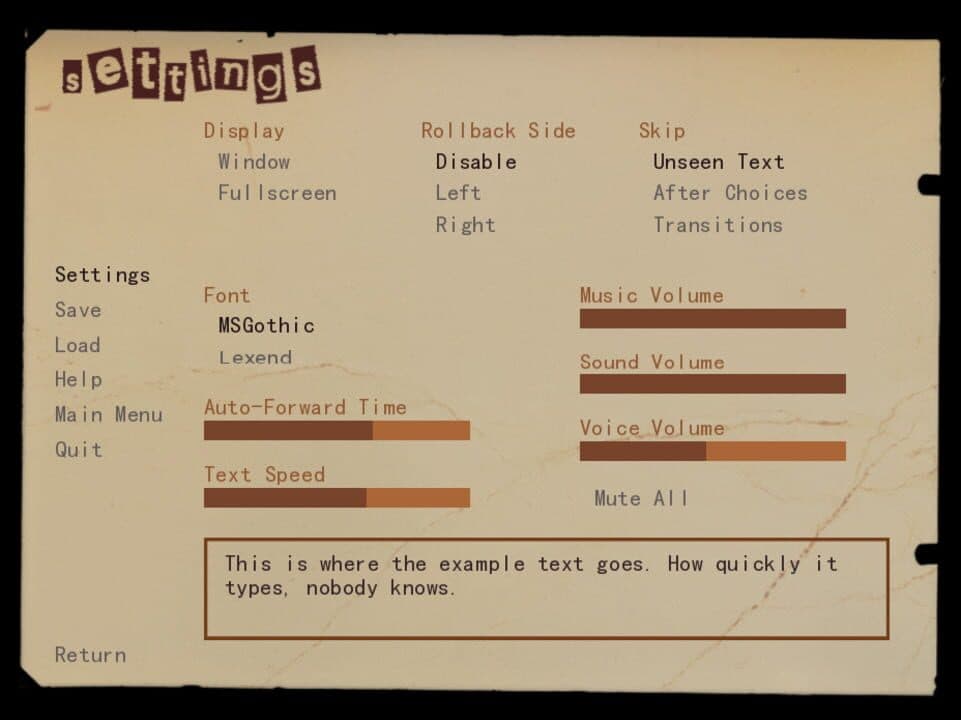 Game screenshot