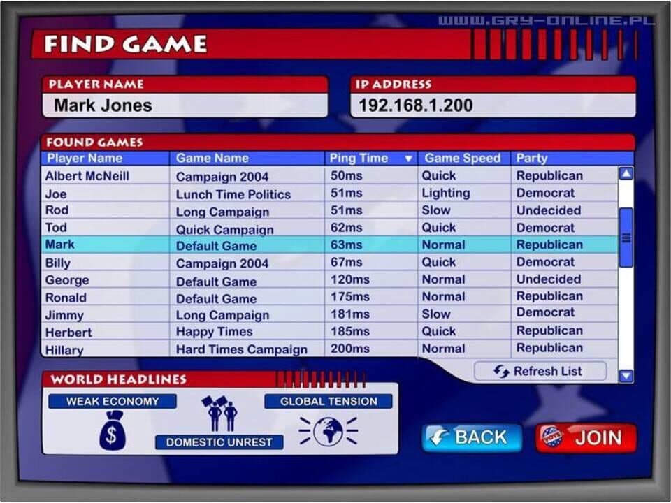 Game screenshot