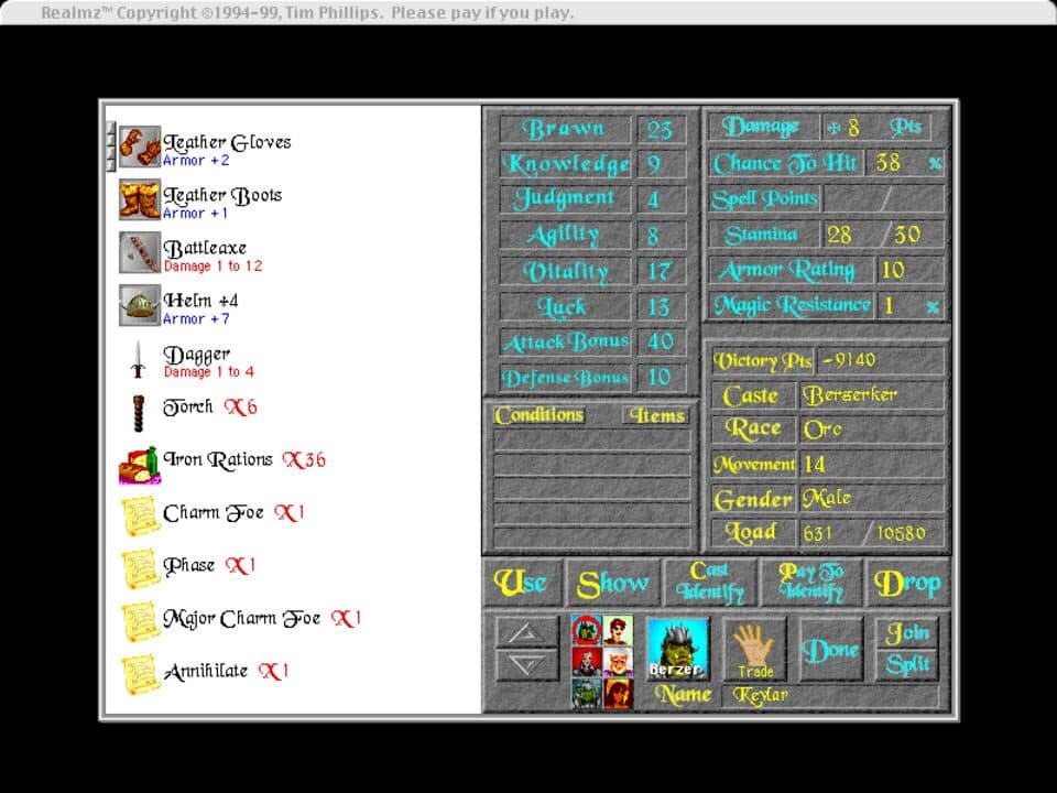 Game screenshot