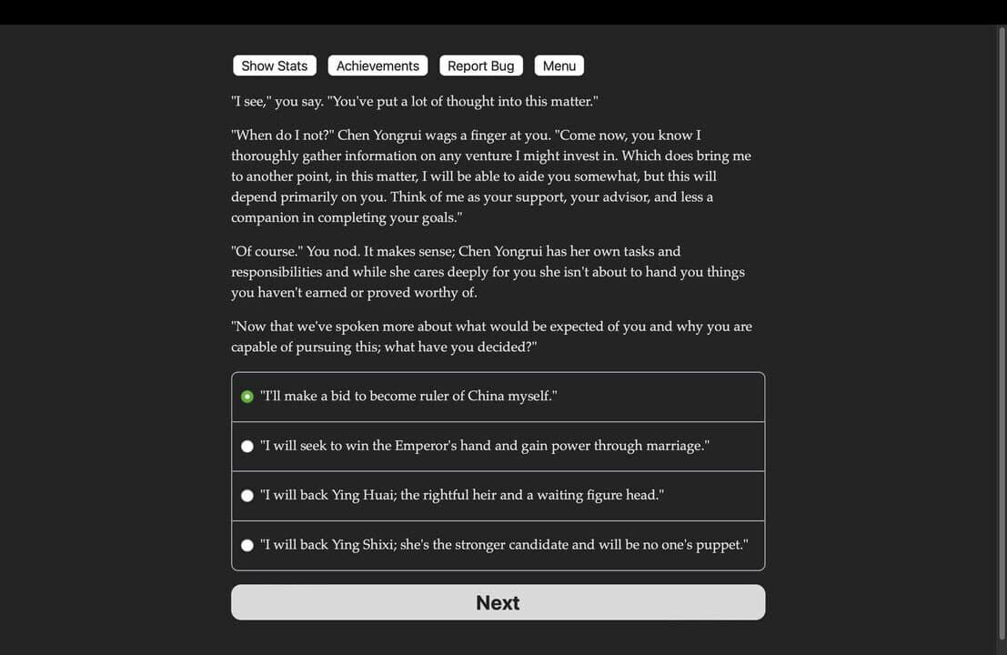 Game screenshot
