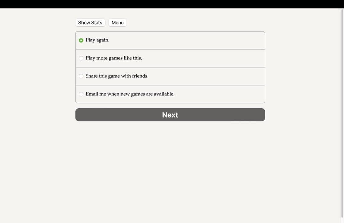 Game screenshot